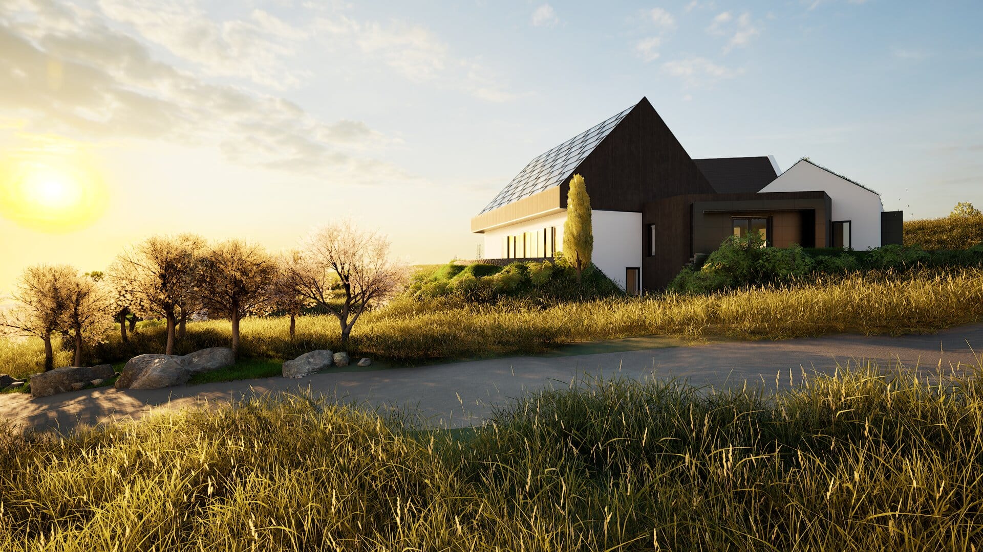 vizualizace stavby rodinného domu